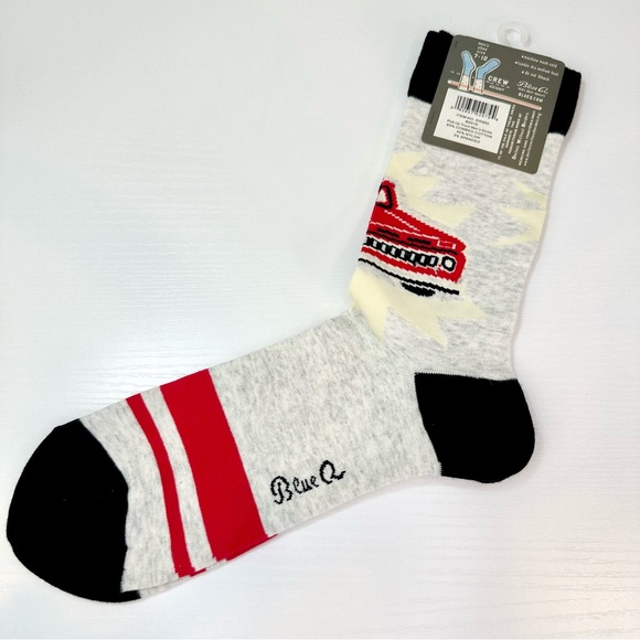 Blue Q Pick Up Truck Crew Socks, Men’s - Picture 7 of 9